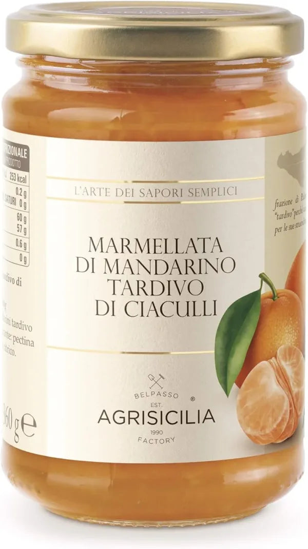 Marmellata di Mandarino Tardivo di Cianciulli, Agrisicilia, 360 gr Agrisicilia