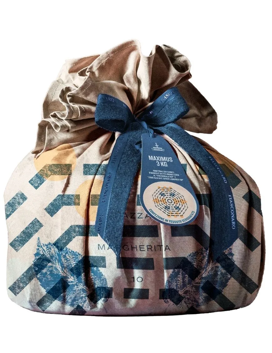 Panettone Fiasconaro Maximus con uvetta aromatizzata al Marsala e Zibibbo, varie grammature Fiasconaro