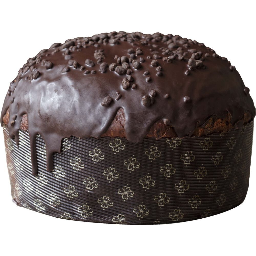 Panettone Fiasconaro Nero Sublime al cioccolato siciliano e fragoline di bosco , 1 Kg Fiasconaro 