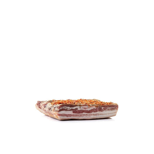 Pancetta Tesa Piccante, Salumi Caputo, 300 gr Salumi Salumi Lipari 