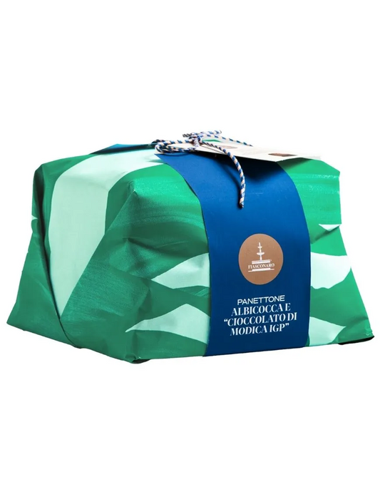 Panettone Fiasconaro con Albicocca e Cioccolato di Modica IGP, 1 Kg Fiasconaro
