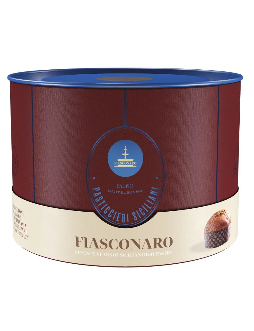 Panettone Fiasconaro "Collezione 1953"  classico alla "Malvasia delle Lipari Passito D.O.C." , 1 Kg Fiasconaro
