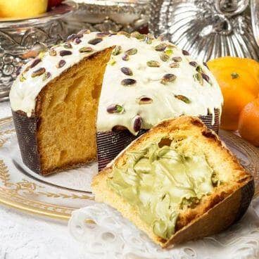 Panettone Fiasconaro Dolce&Gabbana al Pistacchio di Sicilia, varie grammature Panettone Fiasconaro 