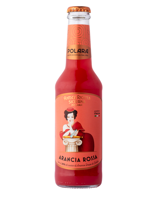 Aranciata Rossa Polara, Confezione da 24 Bottiglie x 27,5 cl Polara