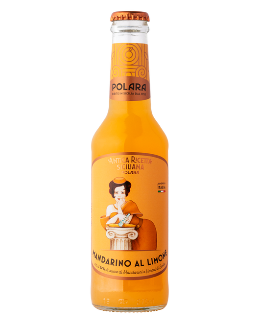 Mandarino al Limone Polara, confezione da 24 Bottiglie x 27,5cl Polara