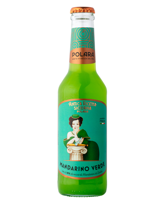 Mandarino Verde Polara, confezione da 24 Bottiglie  x 27,5cl Polara