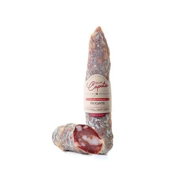 Salame Nostrano Piccante, Salumi Caputo, 500 gr Salumi Salumi Lipari 