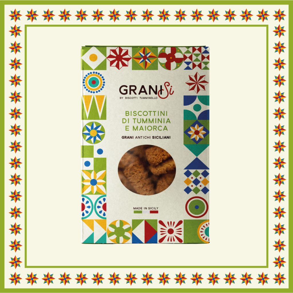 Sicilian biscuits of ancient wheat Timilia and Majorca, tumminello 210 gr