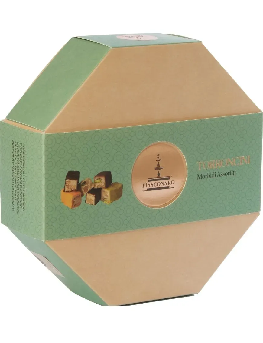 Turrones sicilianos Fiasconaro en caja de regalo, varios pesos Fiasconaro