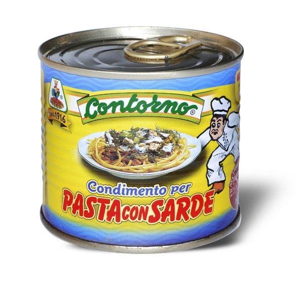 Condimento per pasta con sarde Sugo F.lli Contorno 1 latta da 240 gr 