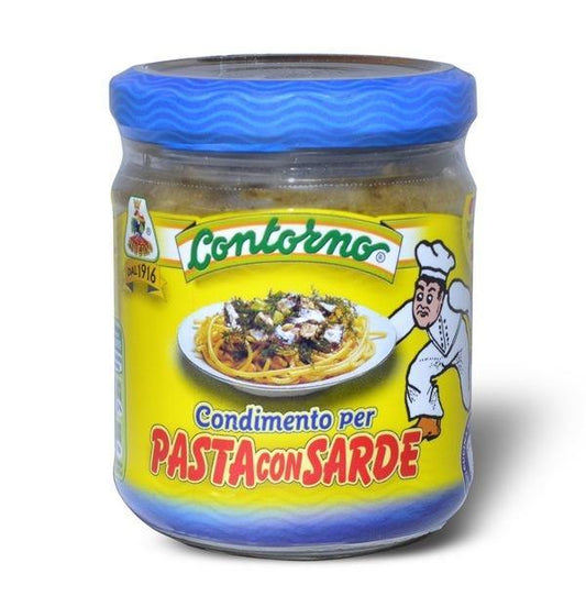 Condimento per pasta con sarde Sugo F.lli Contorno Condimento per Pasta con Sarde 195 gr 