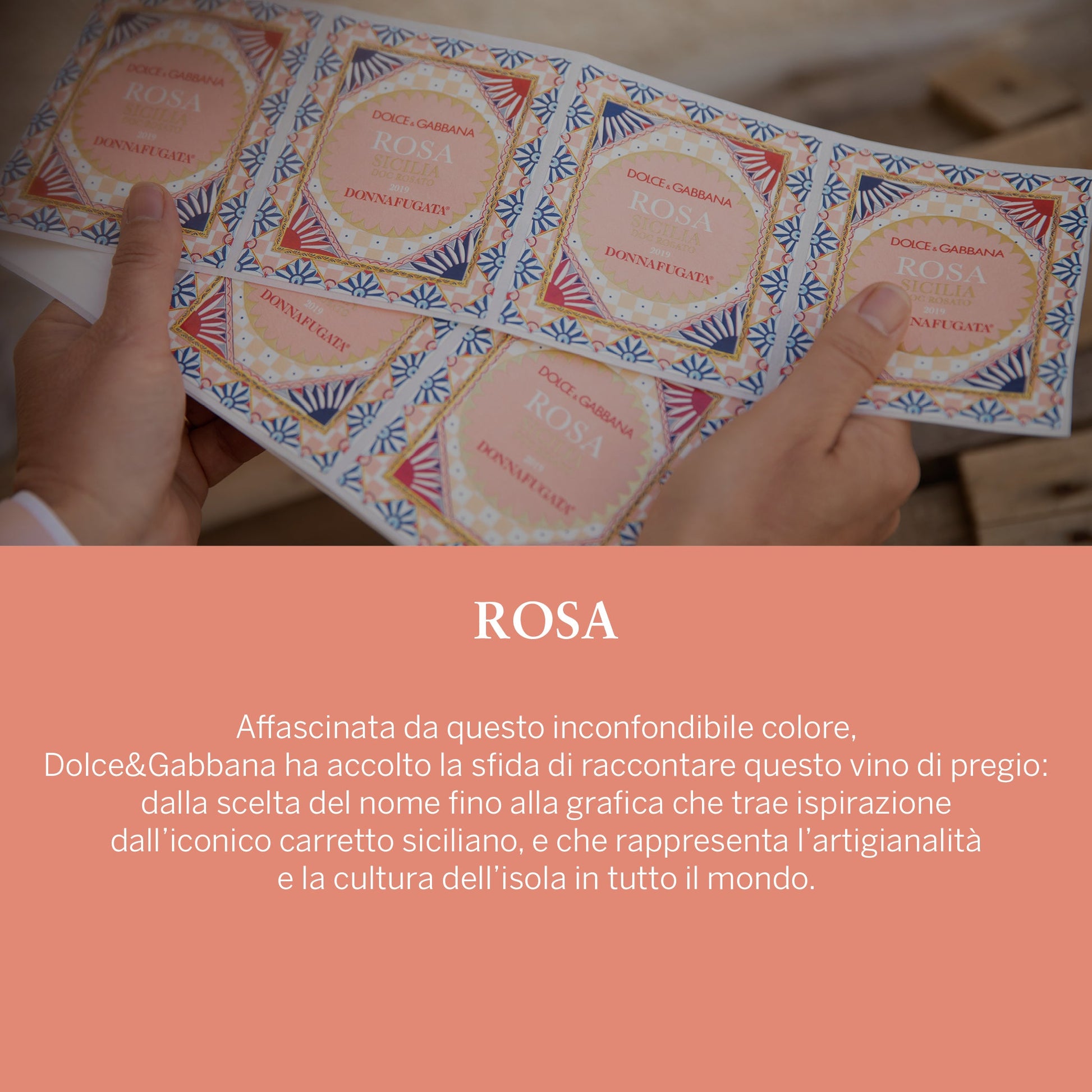 ROSA Dolce&Gabbana e Donnafugata 2020 Sicilia Doc Rosato - in astuccio, 0,75 L Vini e liquori Donnafugata 