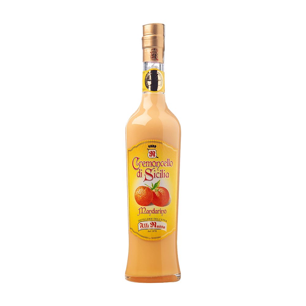 Cremoncello di Sicilia al Mandarino, Distillerie Russo, 50 cl Vini e liquori Distillerie dell’Etna F.lli Russo 