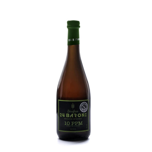 Birra artigianale Premium Pilsner senza glutine Birra 24 Baroni 75 CL 
