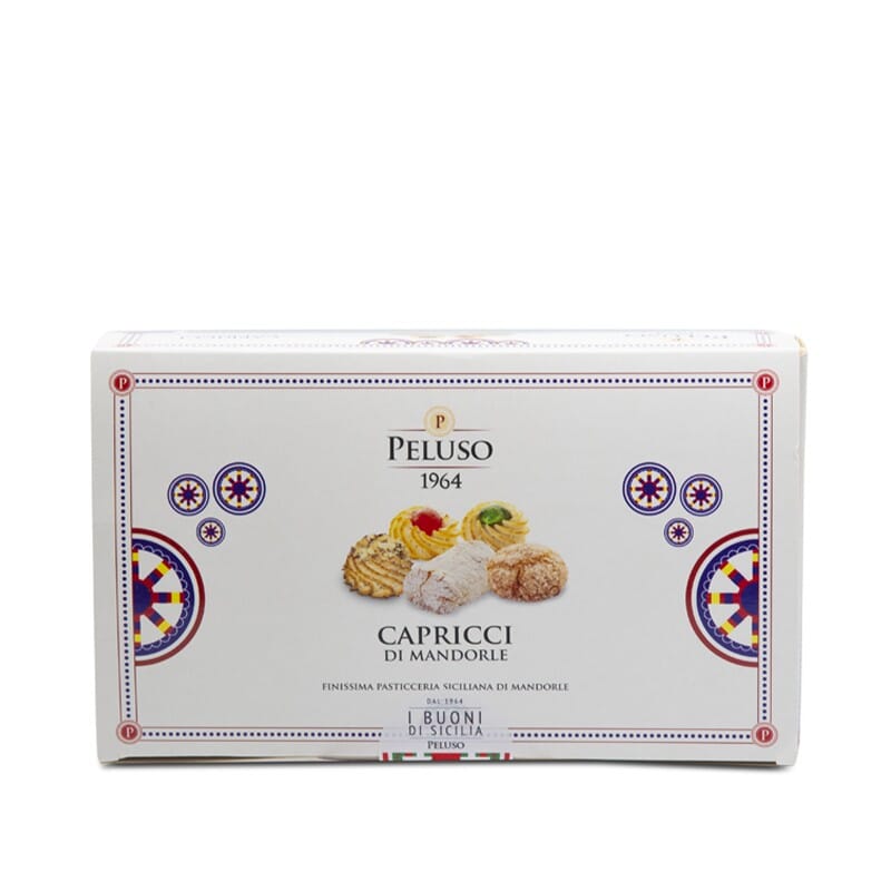 Biscotti alla mandorla Capricci di Mandorla, Peluso 1964, 250 gr o 400 gr Dolci tipici siciliani Peluso 1964 400 gr 