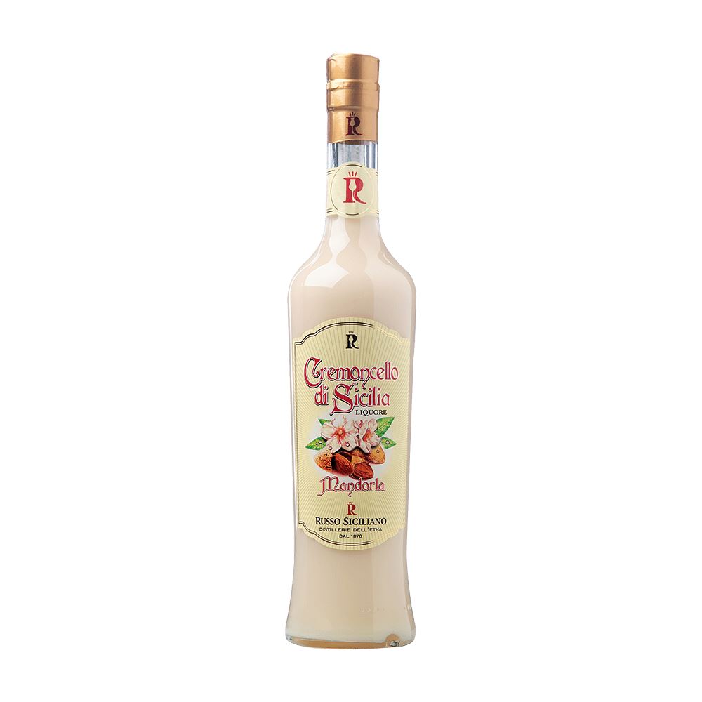 Cremoncello di Sicilia alla Mandorla, Distillerie Russo, 50 cl Vini e liquori Distillerie dell’Etna F.lli Russo 