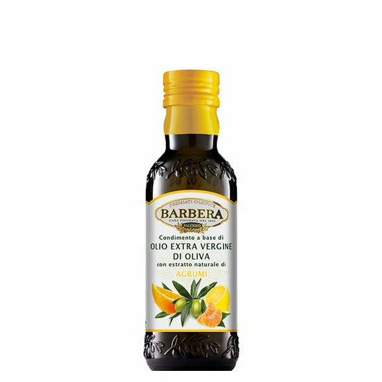 Olio Extravergine di Oliva aromatizzato agli agrumi, 0,25 L Condimenti Premiati Oleifici Barbera 1 Bottiglia 