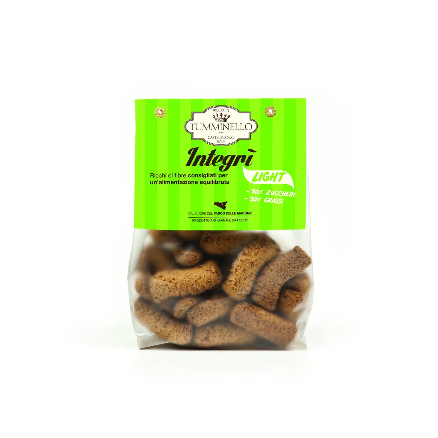 Integrì, Biscotti siciliani integrali , 250 gr Dolci tipici siciliani Tumminello 