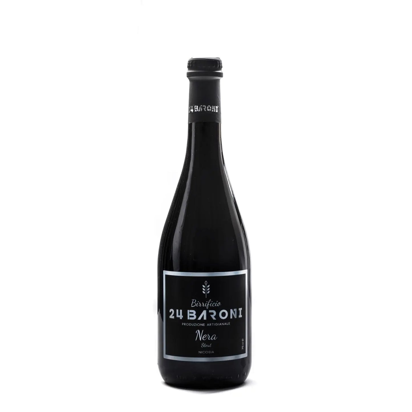 Birra Nera Stout Bibite 24 Baroni 75 CL 