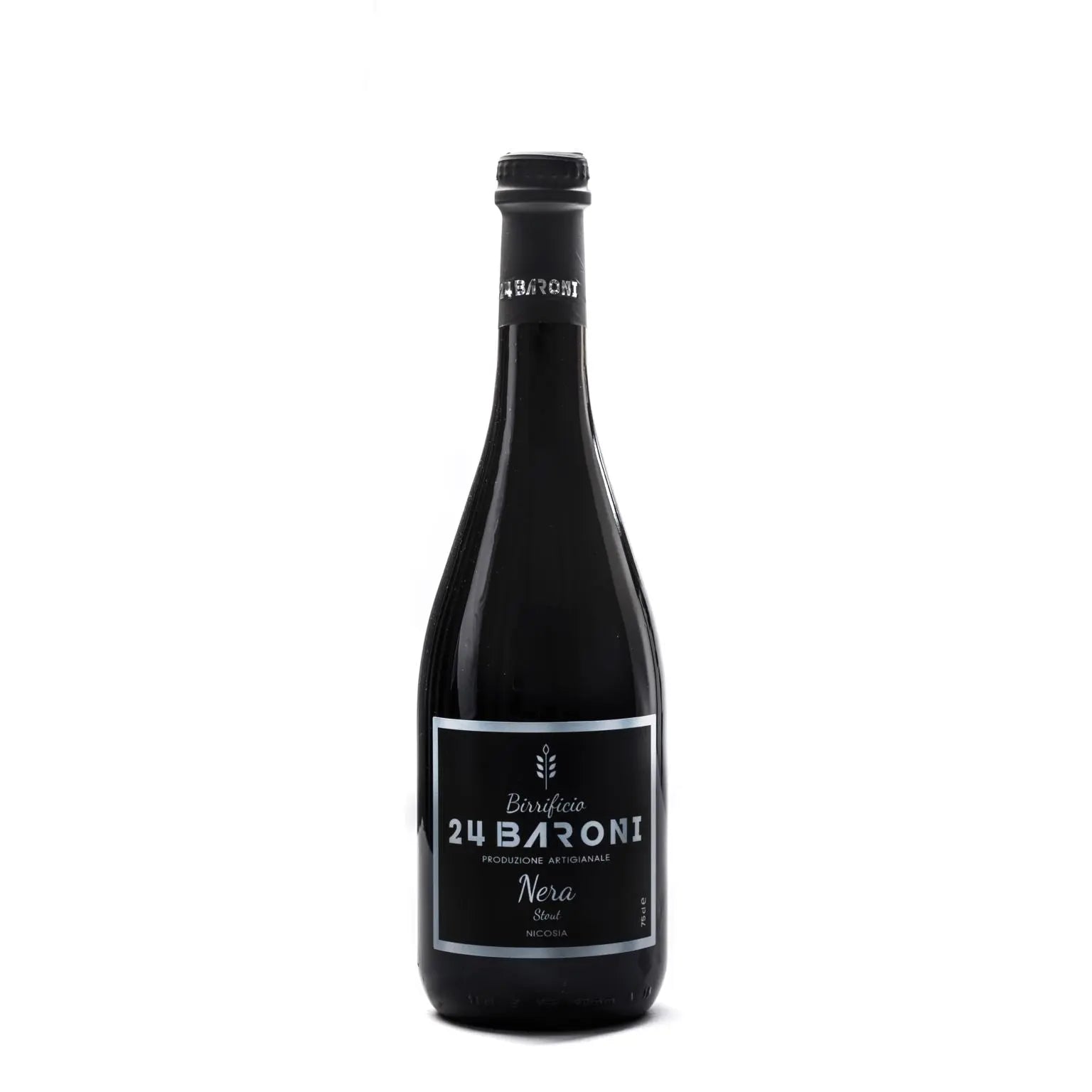 Birra Nera Stout Bibite 24 Baroni 75 CL 