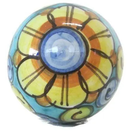 Palla di Natale,Ceramica di Caltagirone, Diametro 7 cm, vari colori Ceramica Food in Sicily 