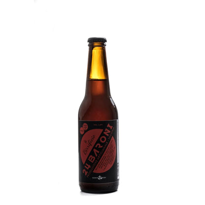 Birra Rossa Belgian amber ale Bibite 24 Baroni 33 CL 