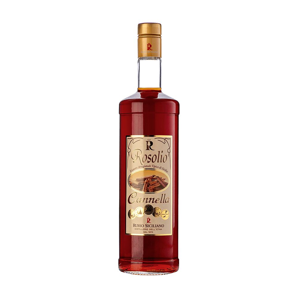 Rosolio alla Cannella,50 cl, Distillerie Russo Siciliano Vini e liquori Distillerie dell’Etna F.lli Russo 
