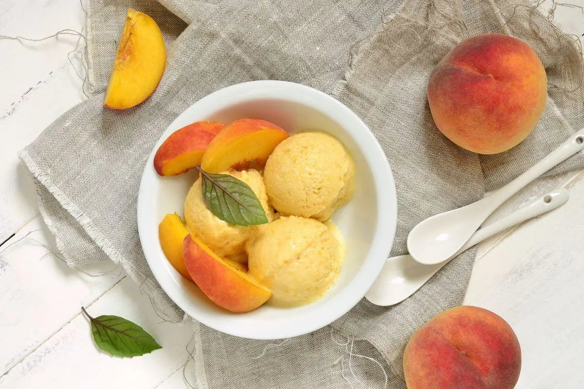 Base completa per gelato alla Pesca Gialla, 1,25 Kg Preparato per gelato Disio 