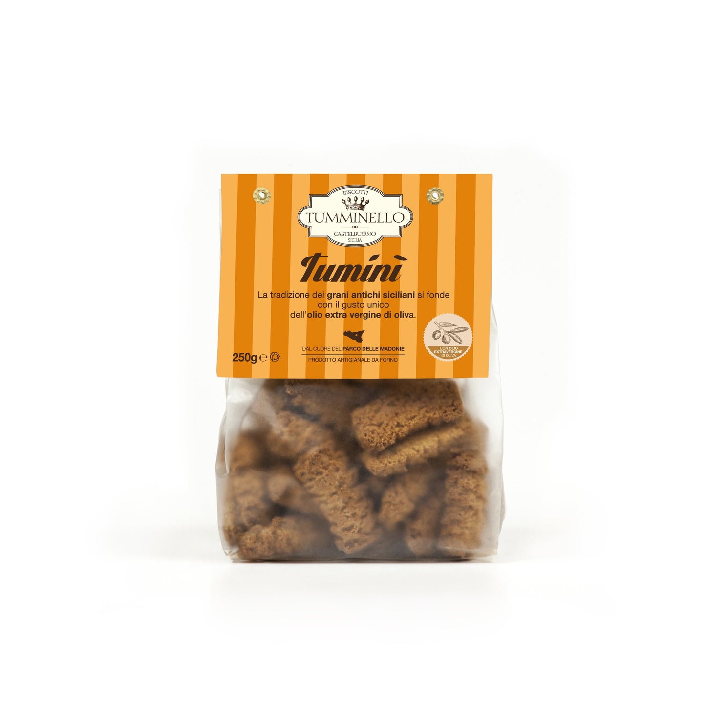 Tuminì, Biscotti siciliani di grano antico Timilia, 250 gr Dolci tipici siciliani Tumminello 