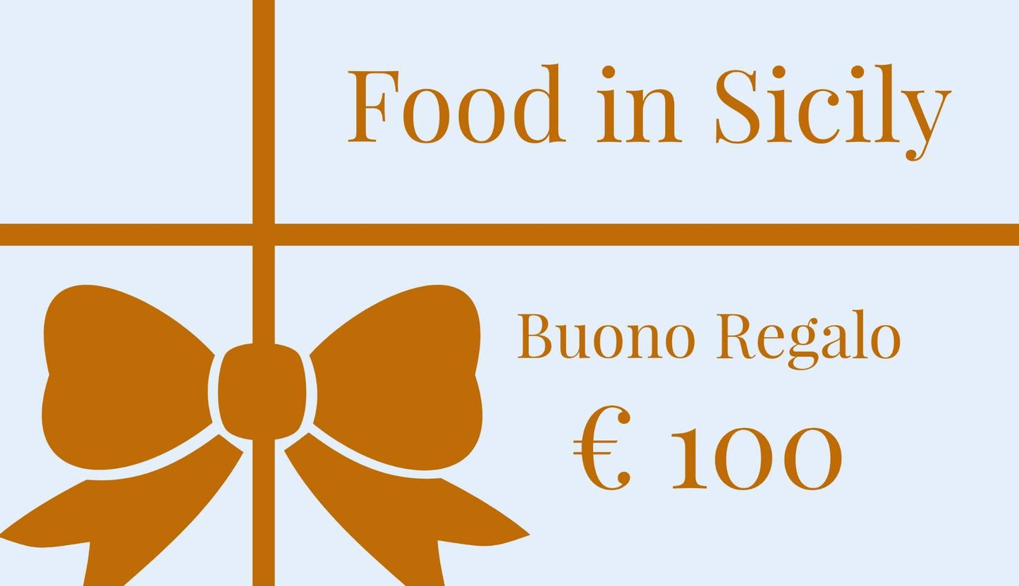 Buono Regalo Food in Sicily Buono Regalo Food in Sicily 100,00€ 