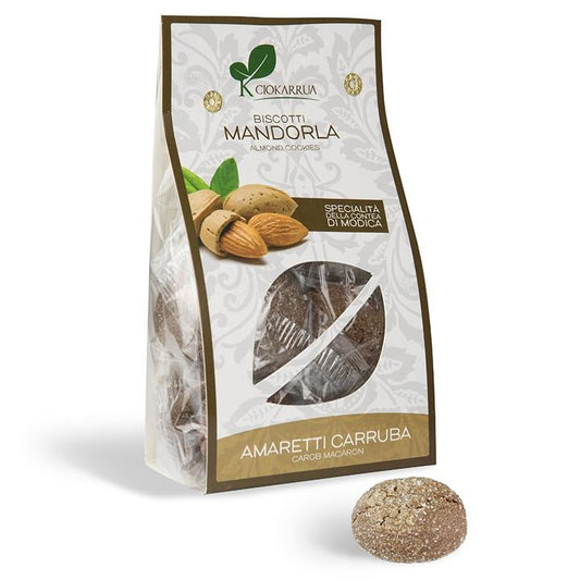 Amaretti siciliani alla Carruba, 220 gr Dolci tipici siciliani Food in Sicily 