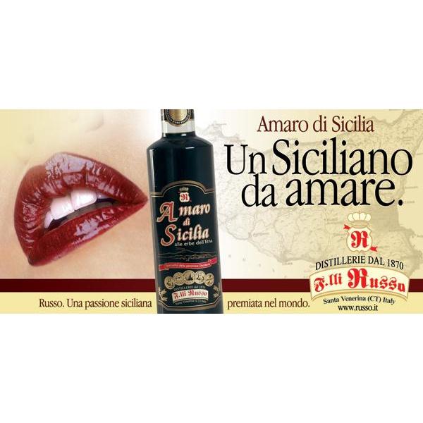 Amaro di Sicilia alle erbe dell'Etna, 50 cl Vini e liquori Distillerie dell’Etna F.lli Russo 