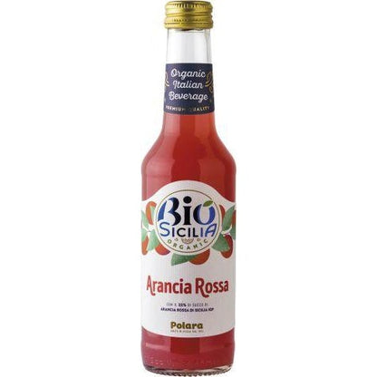 Aranciata Rossa Polara Bio, Confezione da 4 x 27,5 cl Bibite Polara 