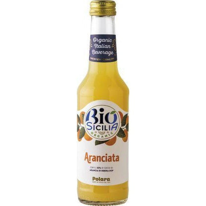 Aranciata Polara Bio, confezione da 4 x 27,5 cl Bibite Polara 