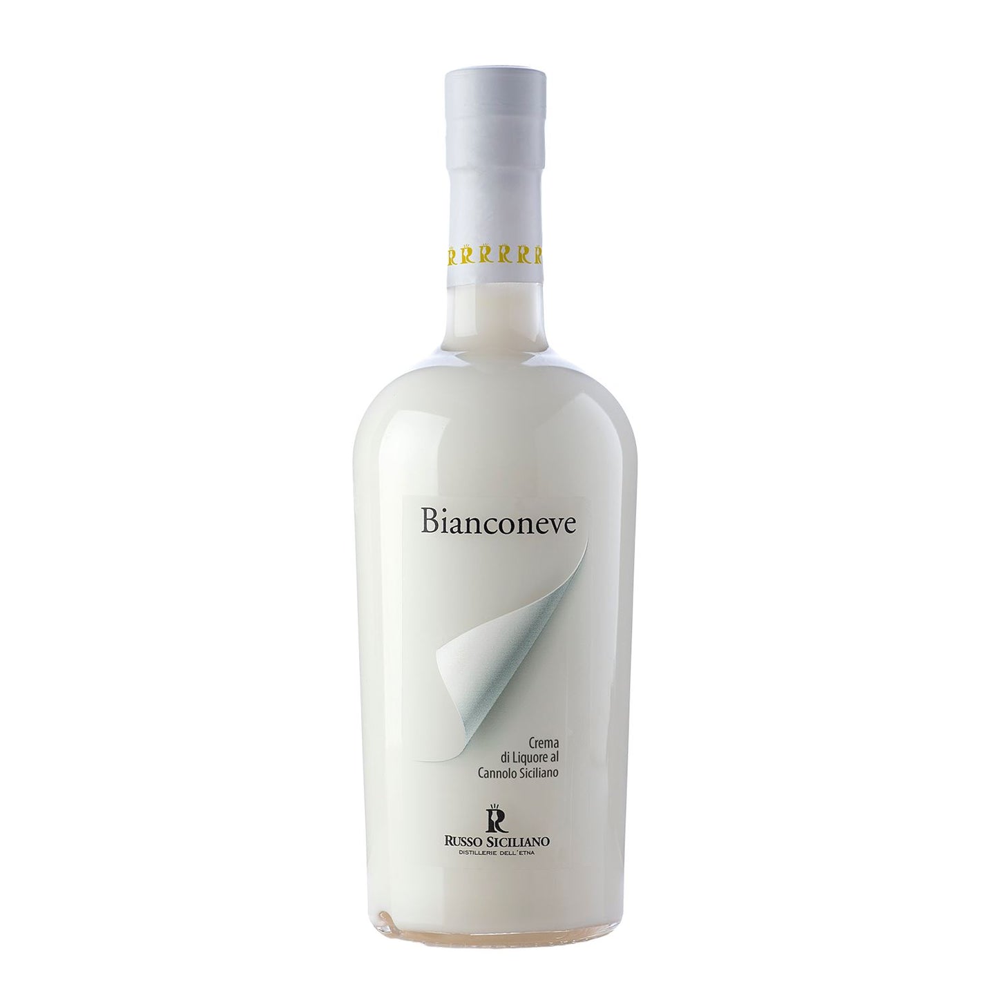 Bianconeve – Crema di liquore al cannolo siciliano, 50 Cl Vini e liquori Distillerie dell’Etna F.lli Russo 