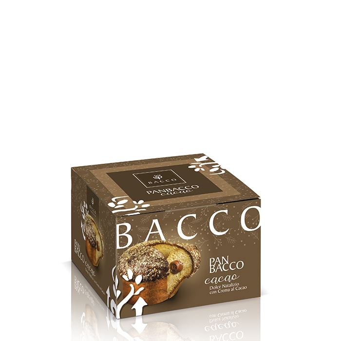 Panettone PanBacco con crema di Cioccolato, 900 gr, Bacco Dolci tipici siciliani Bacco 