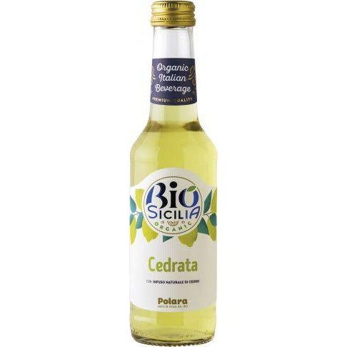 Cedrata Polara Bio, Confezione da 4 x 27,5 cl Bibite Polara 