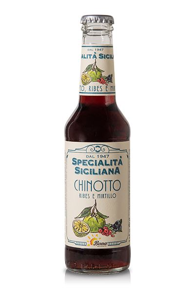 CHINOTTO RIBES E MIRTILLO BONA, CONFEZIONE DA 24 BOTTIGLIE DA 275 ML Bibite Bona 