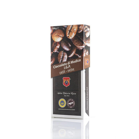 Cioccolato di Modica IGP al Caffè, 100 gr Cioccolato di Modica Antica Dolceria Bonajuto 