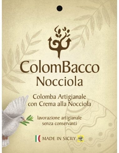 Colomba Colombacco Retrò alla Nocciola 1 Kg Dolci tipici siciliani Bacco 