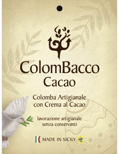 Colomba Colombacco Retrò Cacao 1 Kg Dolci tipici siciliani Bacco 