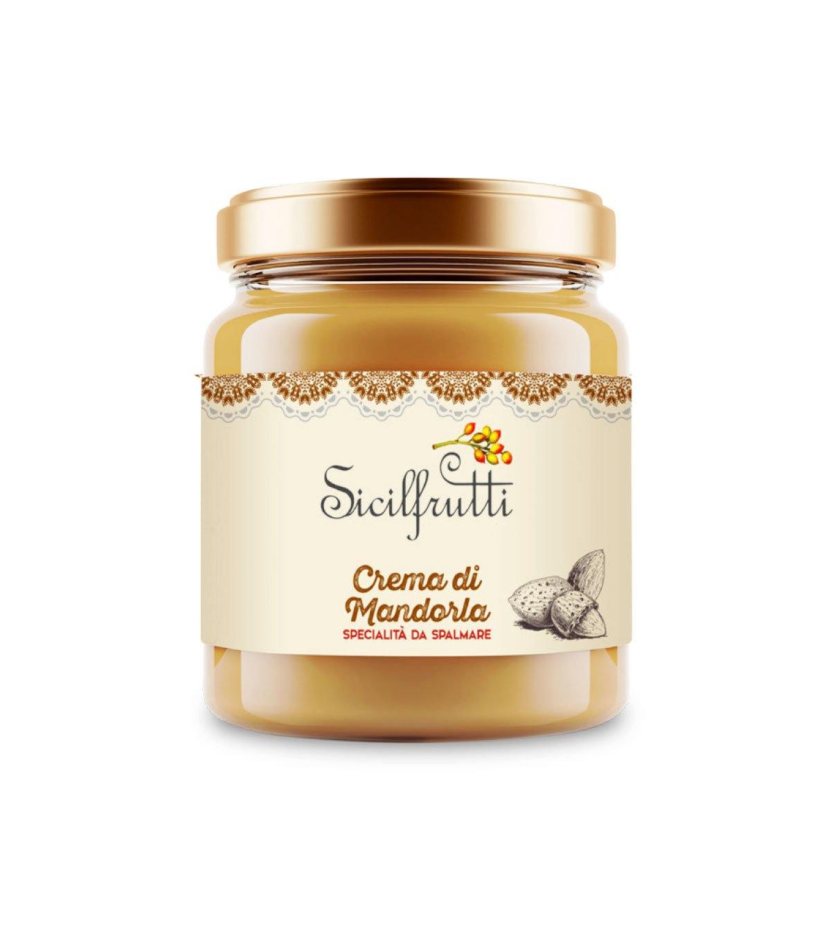 Crema spalmabile alle Mandorle, 200 gr Confetture e Creme spalmabili Food in Sicily 