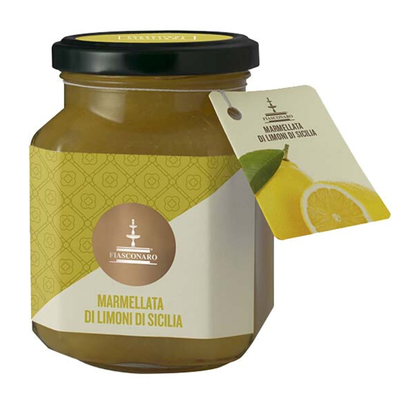 Marmellata di Limoni di Sicilia, 360 grammi Confetture e Creme spalmabili Fiasconaro 