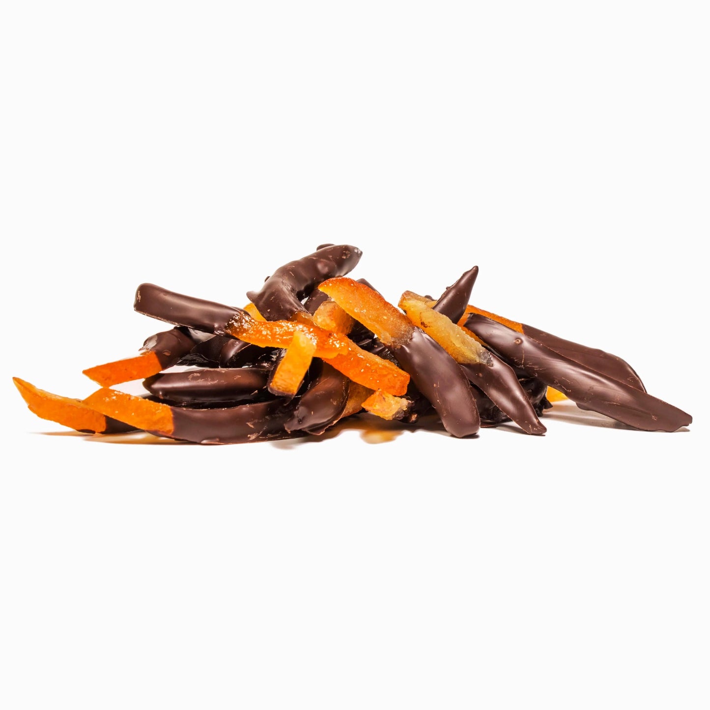 Scorzette di arancia candita ricoperte di cioccolato 150 gr Dolci tipici siciliani Sicilfrutti 