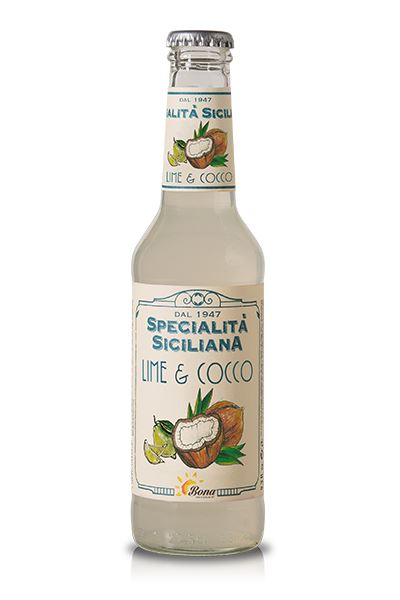 LIME E COCCO BONA, CONFEZIONE DA 24 BOTTIGLIE DA 275 ML Bibite Bona 