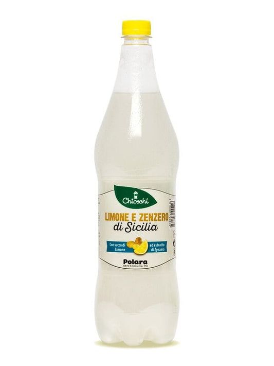 Limone e zenzero , confezione da 6 Bottiglie da 1,25 Lt Bibite Polara 