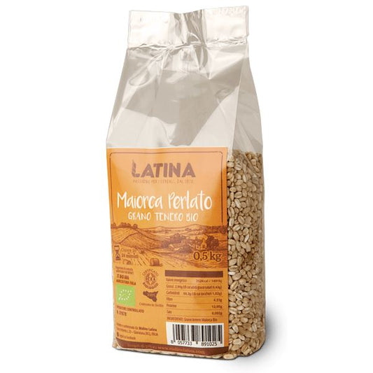 Grano tenero Maiorca Perlato da agricoltura biologica certificata Cereali Molino Latina 