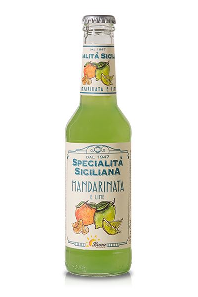 MANDARINATA E LIME, CONFEZIONE DA 24 BOTTIGLIE DA 275 ML Bibite Bona 