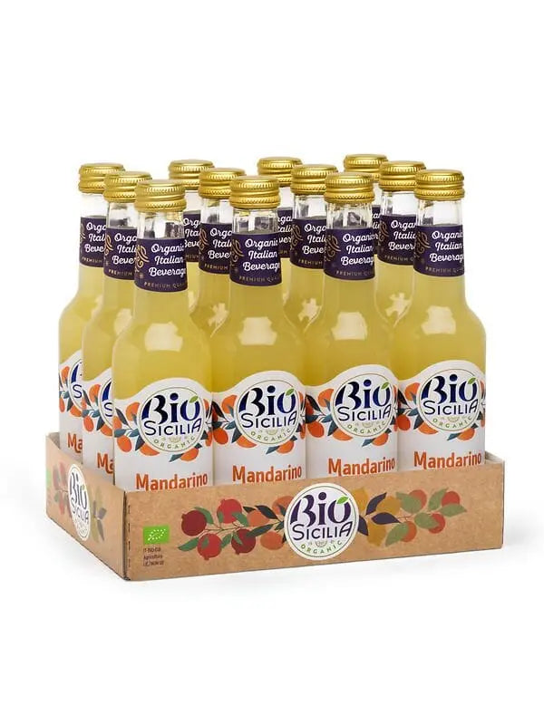 Mandarino al Limone Polara Bio, confezione da 12 Bottiglie x 27,5cl Bibite Polara 