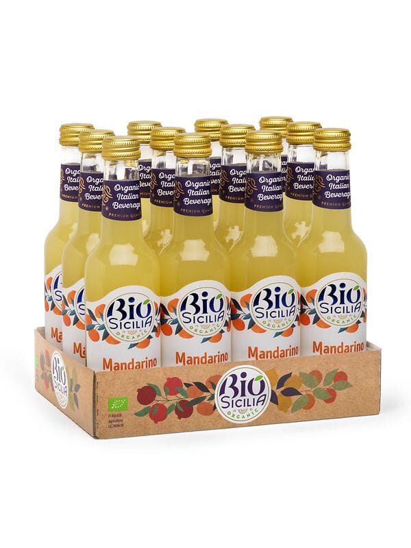 Mandarino al Limone Polara Bio, confezione da 12 Bottiglie x 27,5cl Bibite Polara 